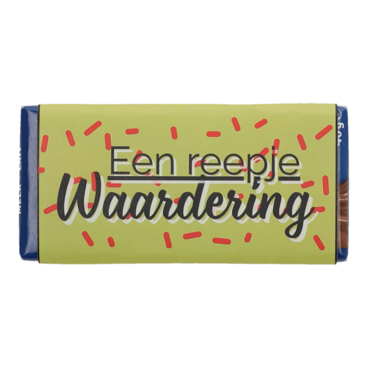Grappige chocoladereepje met tekst – origineel bedankje of kleinigheidje