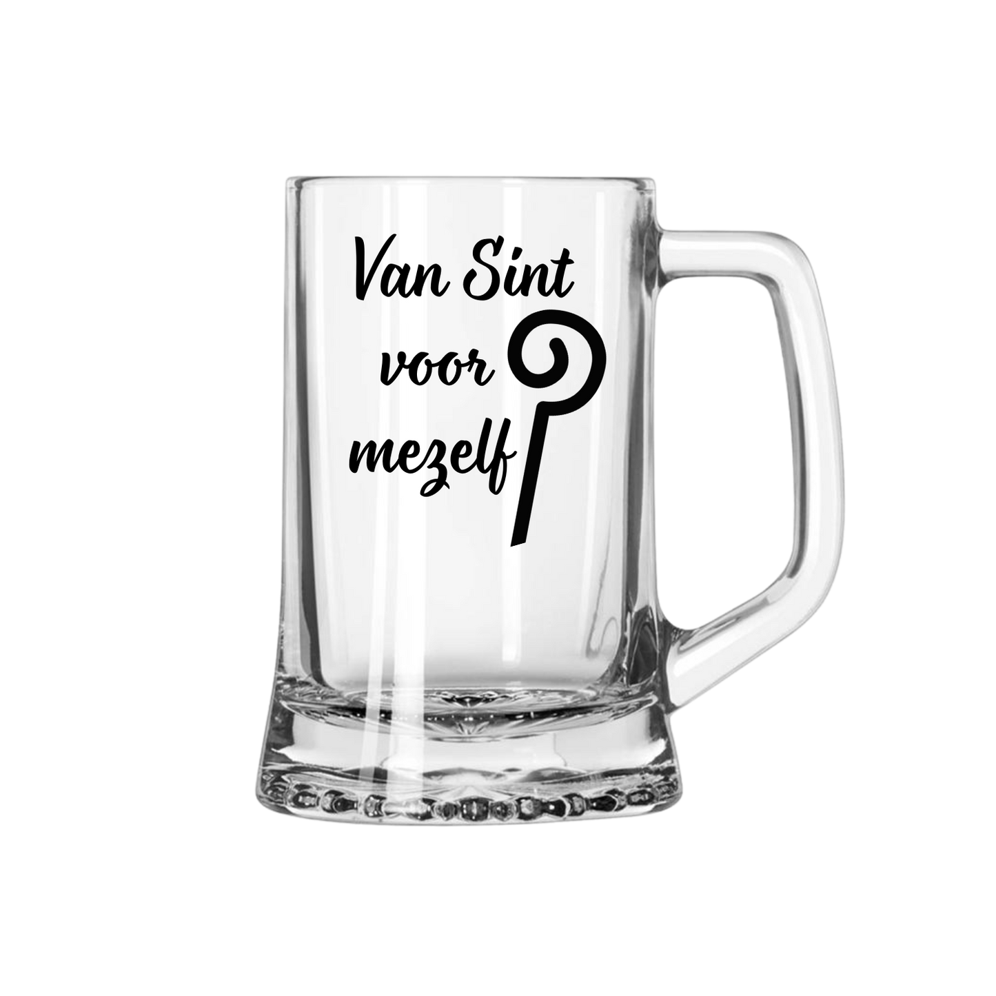 “Bierpul met tekst ‘Van Sint voor mezelf’ – cadeau voor bierliefhebber” Sinterlaas Sinterkkaaskado