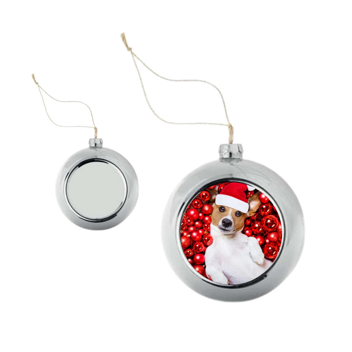 Kerstbal met eigen foto