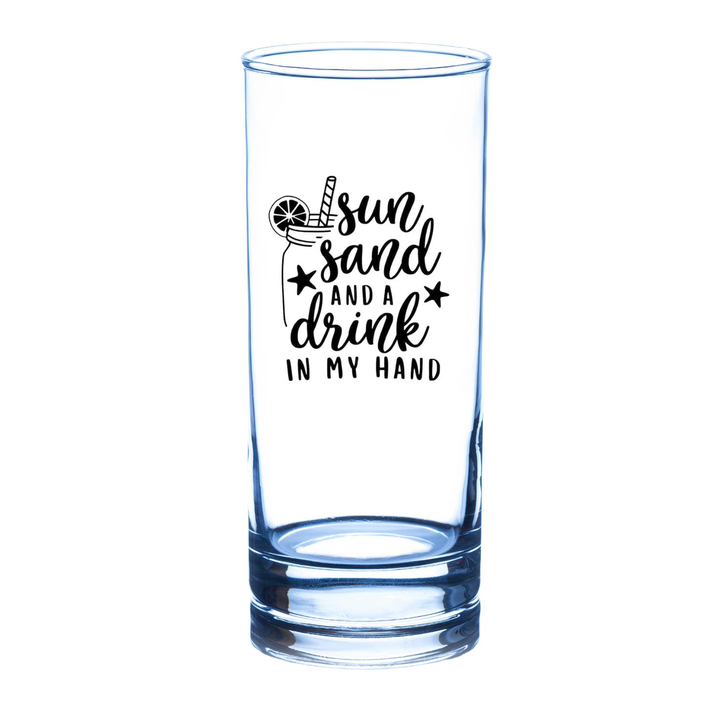 “Longdrinkglas met quote – origineel en humoristisch cadeau”