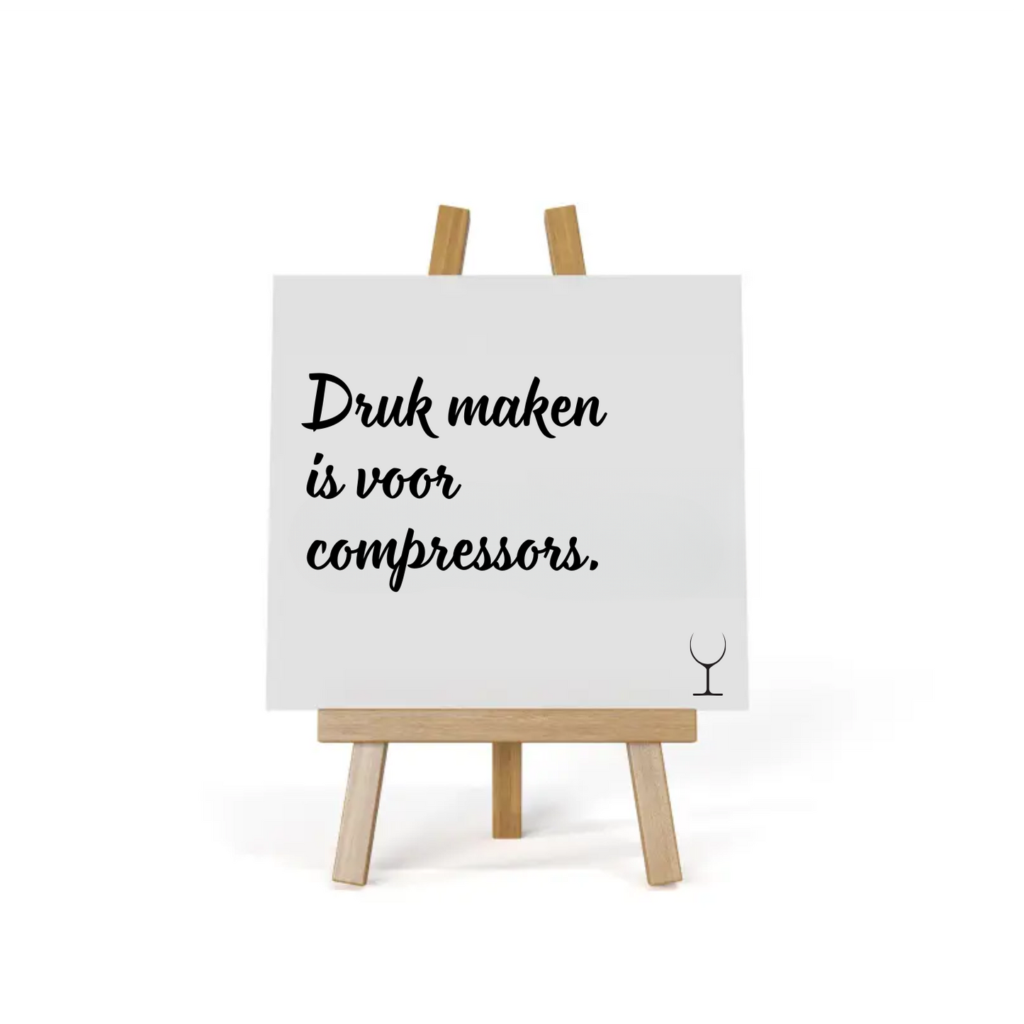 Tegeltjes met tekst voor op kantoor – humor op je bureau (10x10 cm)