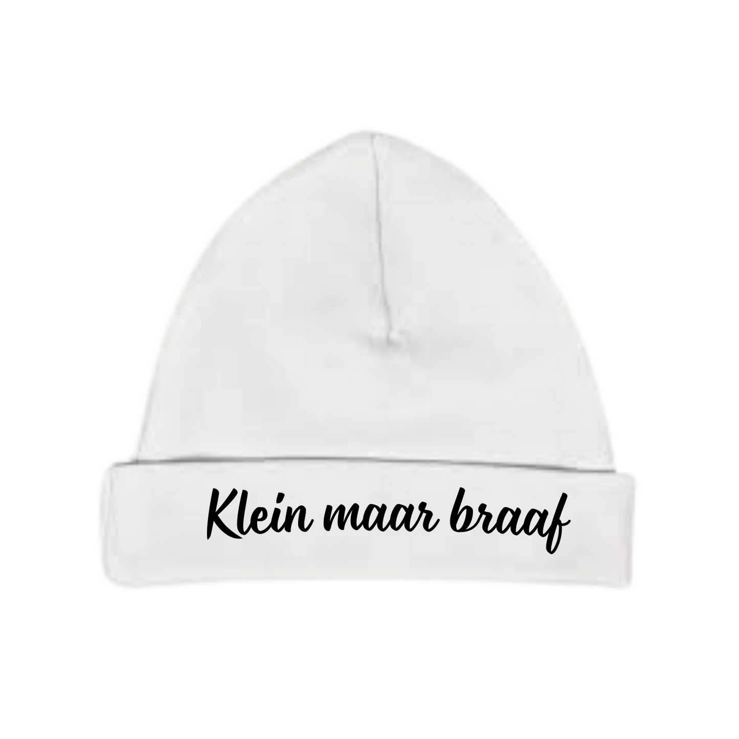 Babymuts "Klein maar braaf"
