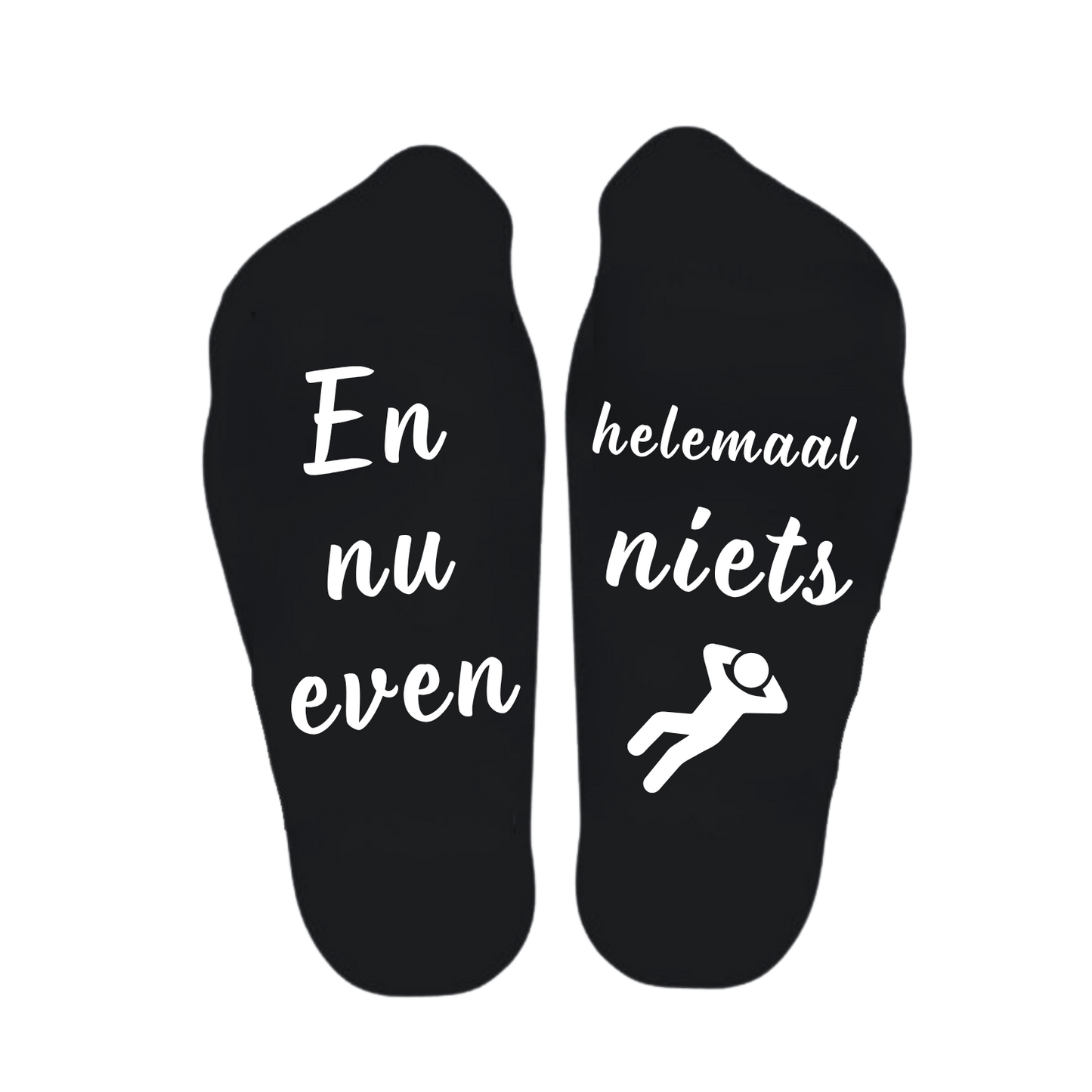 Geslaagd sokken met tekst – grappig cadeau voor geslaagden – Handmade by J En nu even helemaal niets