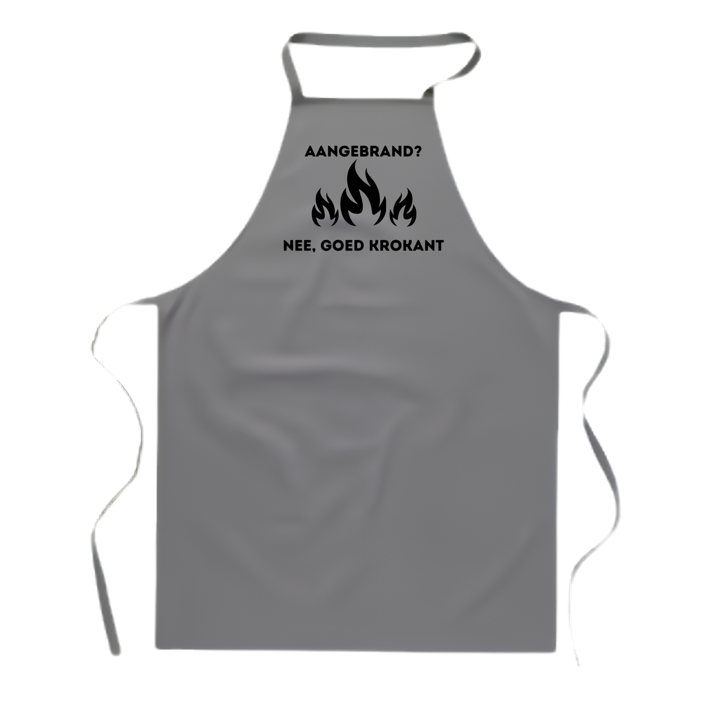 Basic kookschort met tekst – grappig BBQ en kookcadeau