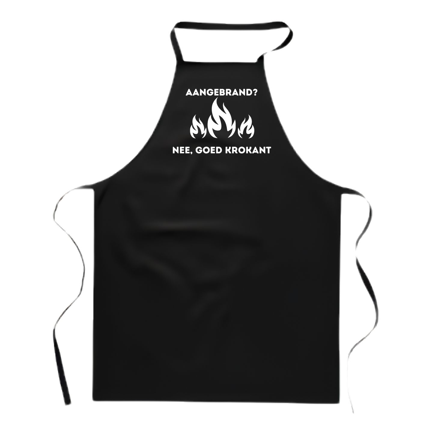 Basic kookschort met tekst – grappig BBQ en kookcadeau