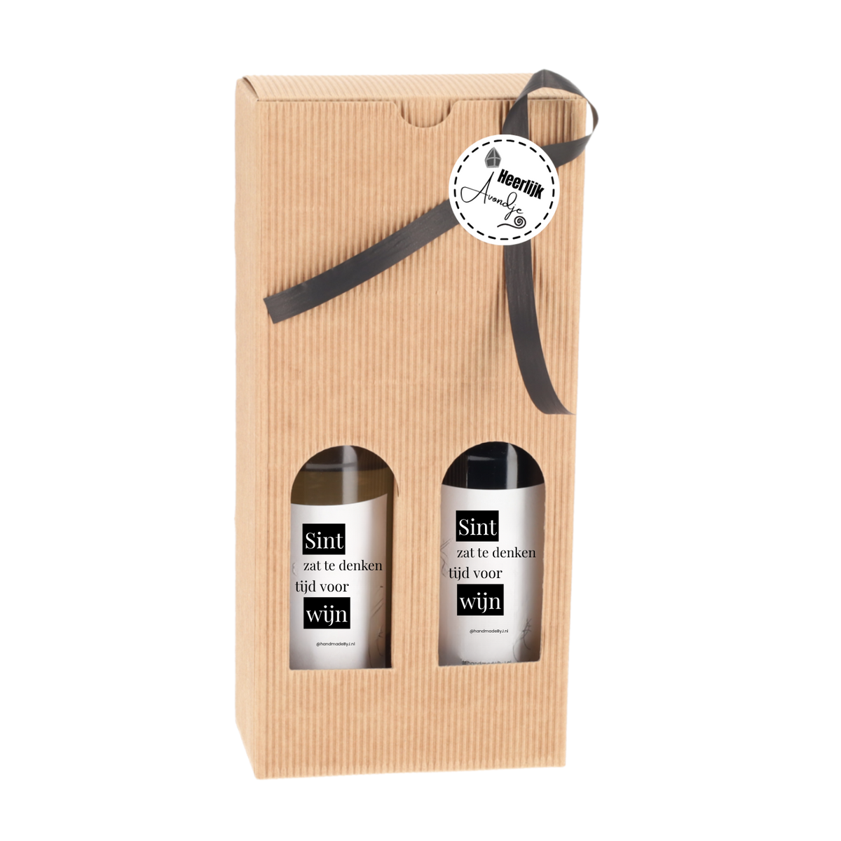 Cadeauset wijn of bier in cadeauverpakking