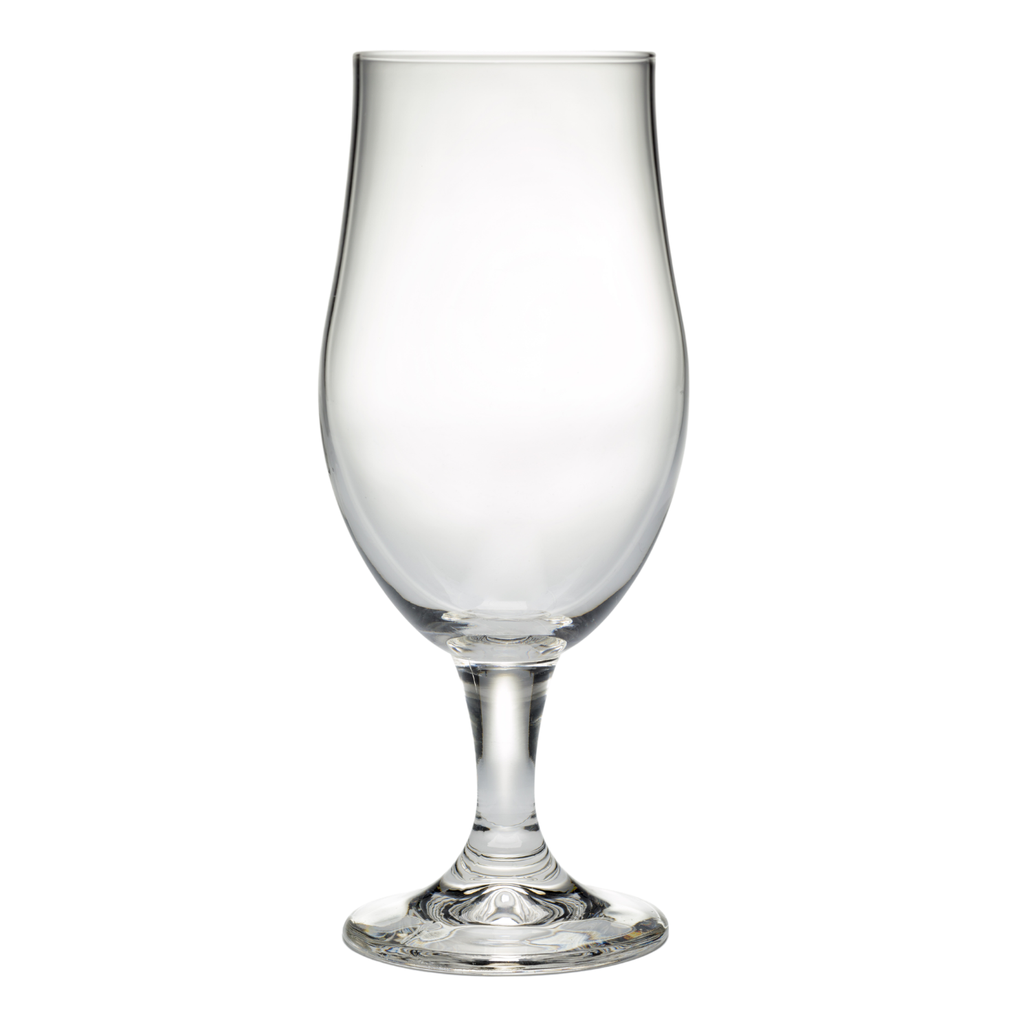 Blanco bierglas op voet voor personalisatie
