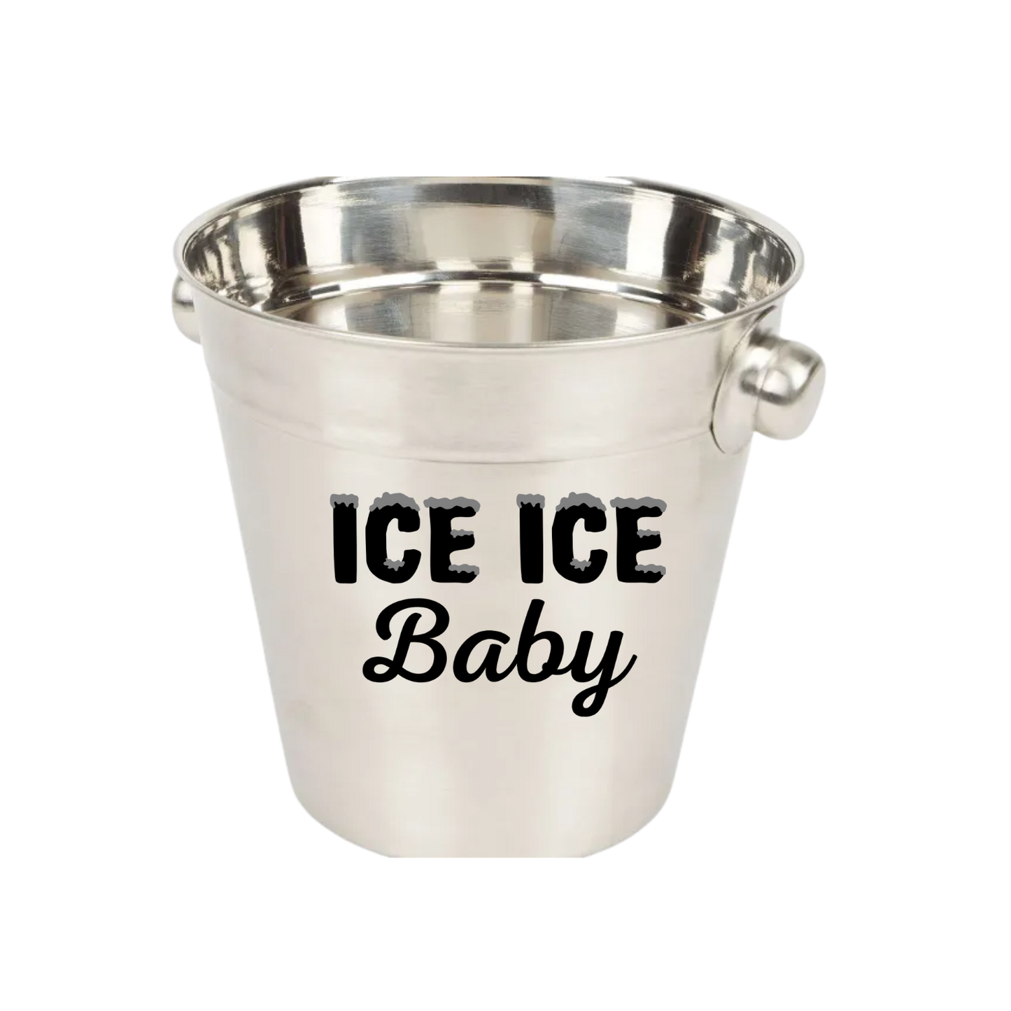 “IJsemmer met tekst ‘Ice Ice Baby’ – Handmade by J”