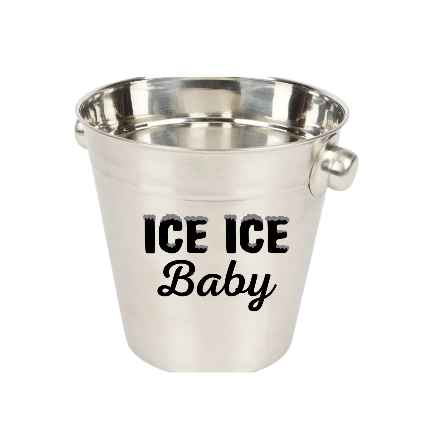 “IJsemmer met tekst ‘Ice Ice Baby’ – Handmade by J”