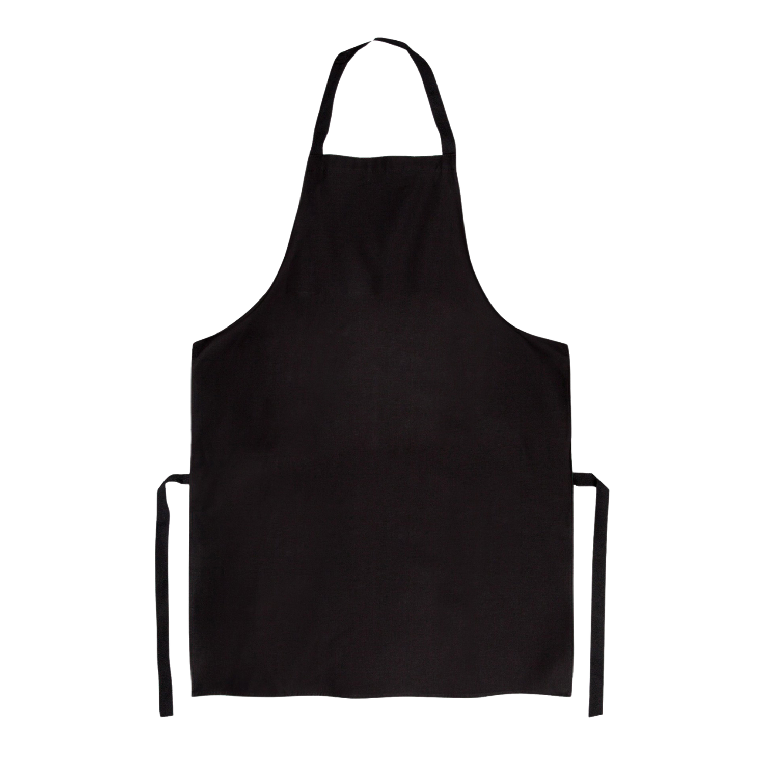 Gepersonaliseerd kookschort met naam of eigen tekst – zwart model van Handmade by J