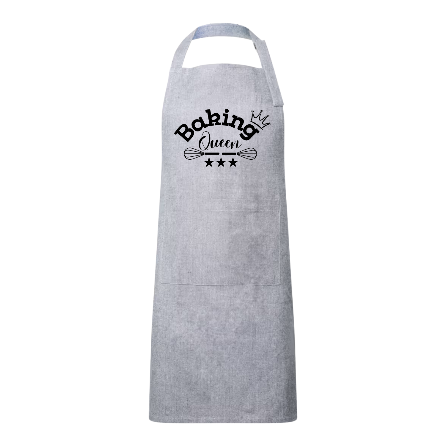 Basic kookschort met grappige tekst Backing queen– origineel BBQ cadeau van Handmade by J.