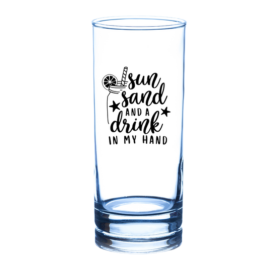 “Longdrinkglas met quote – origineel en humoristisch cadeau”