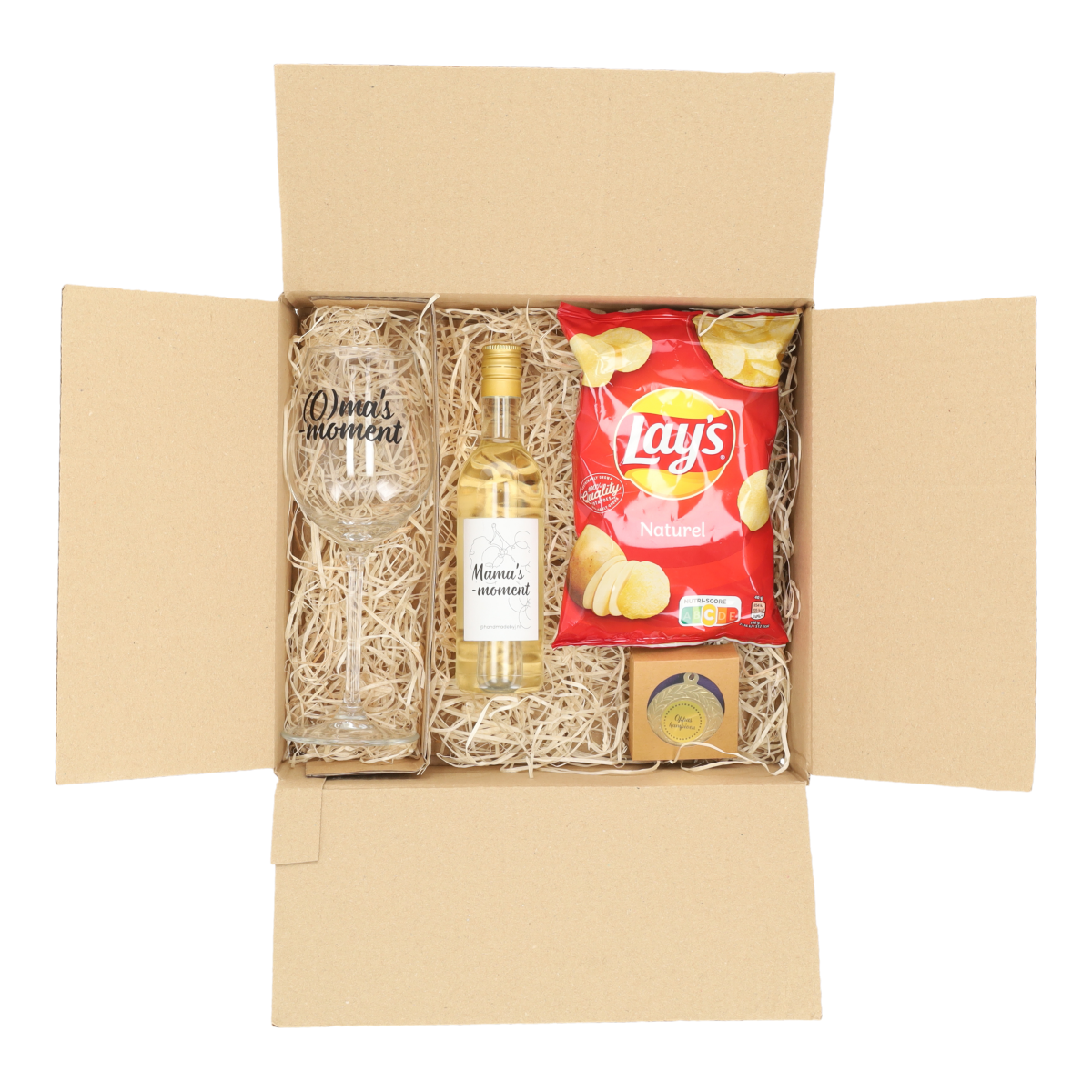 Oma's overleefkit met witte wijn en chips
