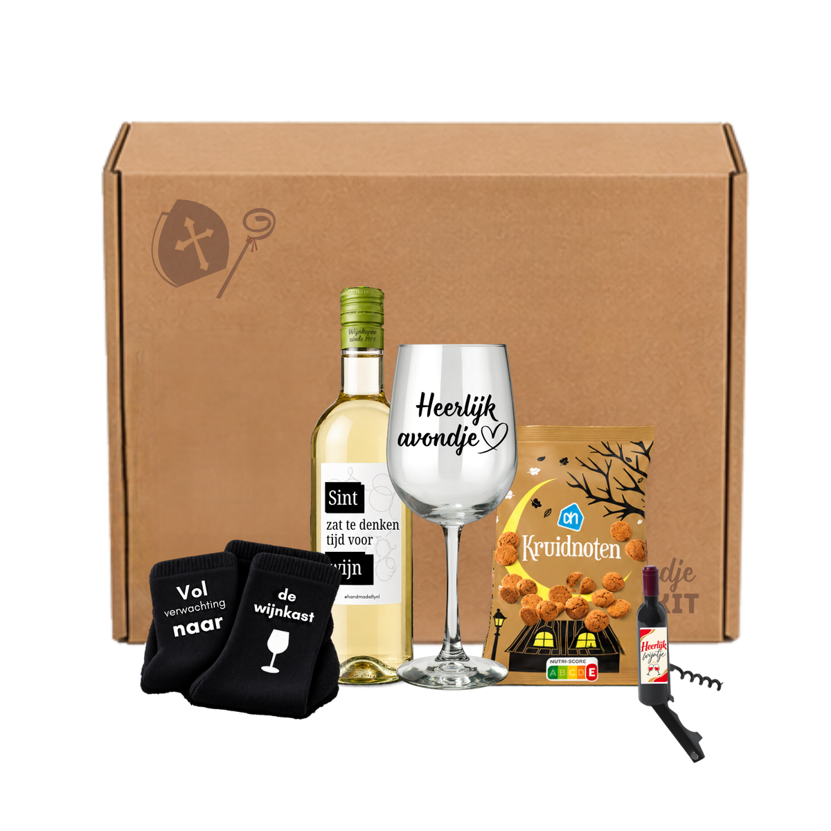 Sinterklaas overleefkit wijn editie large