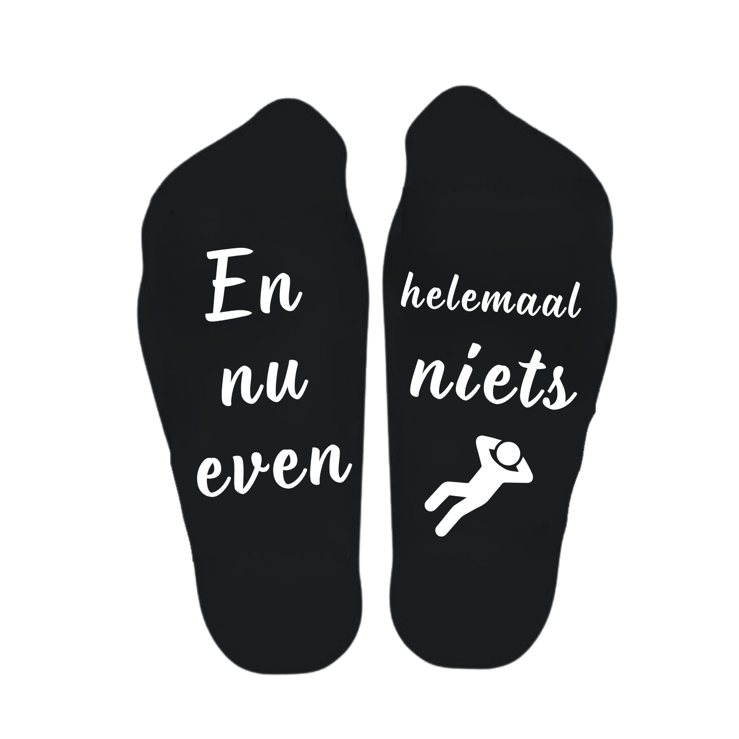 Geslaagd sokken met tekst – grappig cadeau voor geslaagden – Handmade by J En nu even helemaal niets